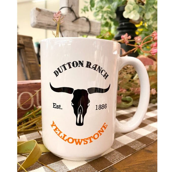 Dutton Ranch Mug available at Quilted Cabin Home Decor