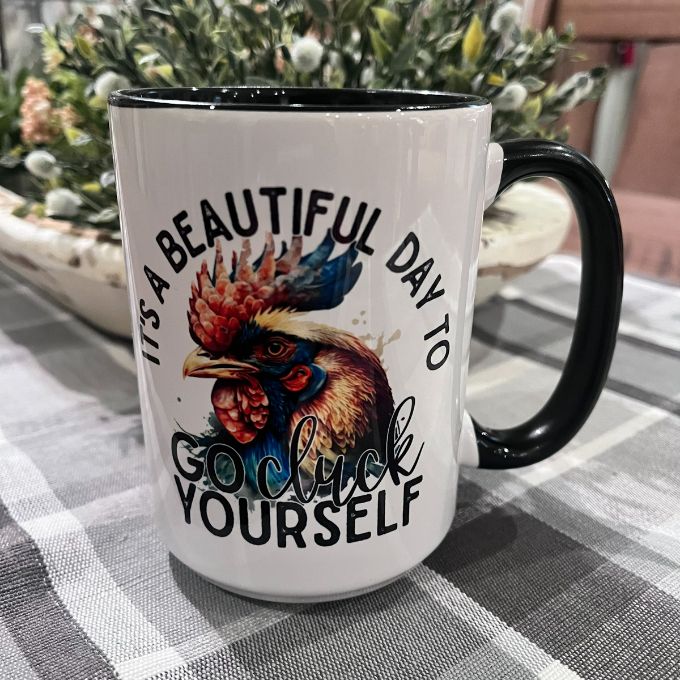 It's a Beautiful Day Mug available at Quilted Cabin Home Decor.