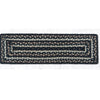 Black Beige braided mat collection available at Quilted Cabin Home Decor.